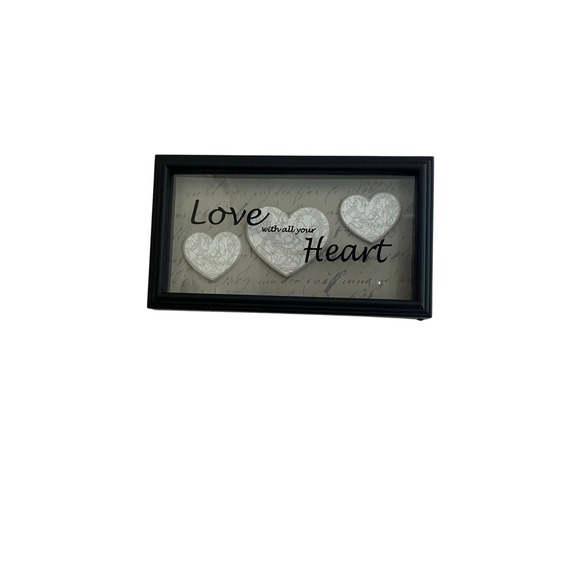 Love with all your heart shadow box. - Picture 1 of 3